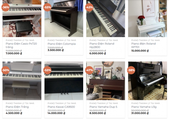 mua đàn piano giá rẻ thanh lý